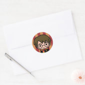 Harry Potter Cartoon Karakter Kunst Ronde Sticker (Envelop)