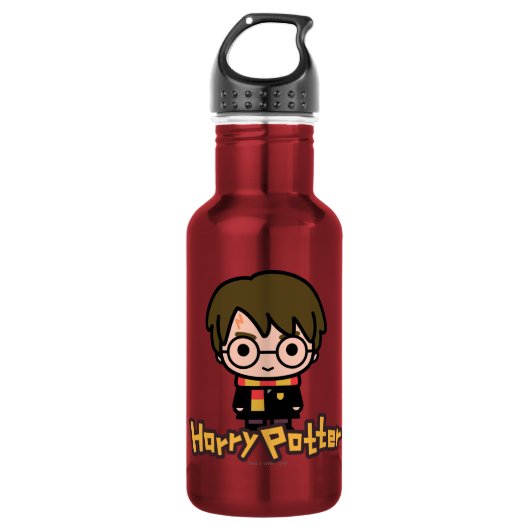 Harry Potter Cartoon Karakter Kunst Waterfles (Voorkant)