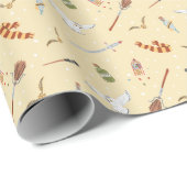 Harry Potter Cartoon Patroon Cadeaupapier (Rol Hoek)