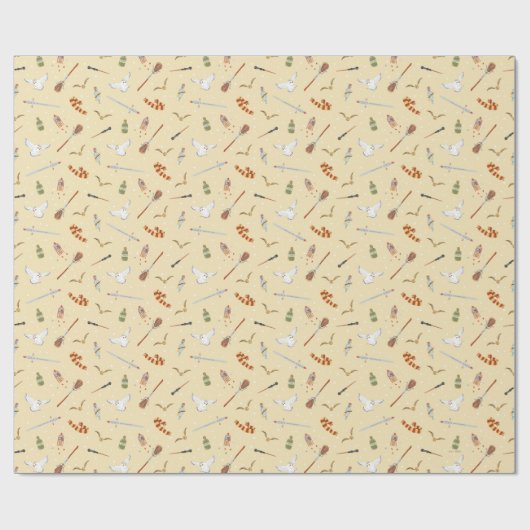 Harry Potter Cartoon Pattern Cadeaupapier (Vlak)