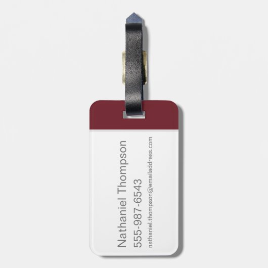 Harry Potter Cartoon Pictogram Bagagelabel (Achterkant verticaal)