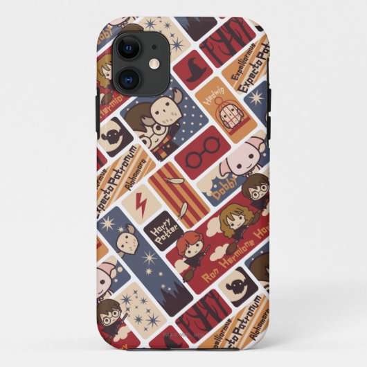 Harry Potter Cartoon Scènes Patroon Case-Mate iPhone Case (Achterkant)