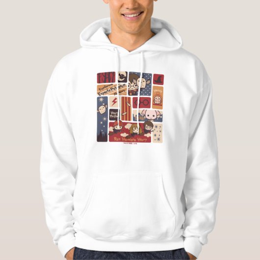 Harry Potter Cartoon scènes patroon Hoodie (Voorkant)