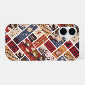 Harry Potter Cartoon Scènes Patroon iPhone 16 Hoesje (Achterkant horizontaal)