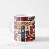 Harry Potter Cartoon Scènes Patroon Koffiemok (Voorkant links)