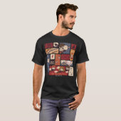 Harry Potter Cartoon scènes patroon T-shirt (Voorkant volledig)