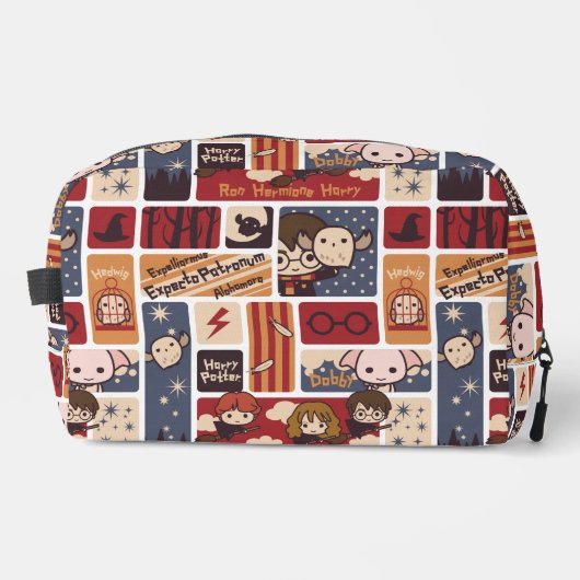 Harry Potter Cartoon Scènes Patroon Toilettasje (Voorkant)