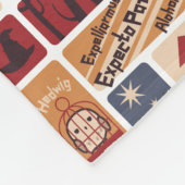 Harry Potter Cartoon Scenes Pattern Fleece Deken (Hoek)