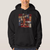 Harry Potter Cartoon Scenes Pattern Hoodie (Voorkant)