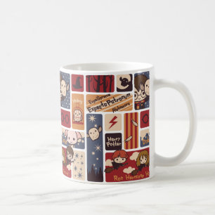 Harry Potter Cartoon Scenes Pattern Koffiemok