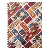 Harry Potter Cartoon Scenes Pattern Notitieboek (Voorkant)