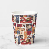 Harry Potter Cartoon Scenes Pattern Papieren Bekers (Links)