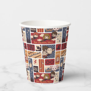 Harry Potter Cartoon Scenes Pattern Papieren Bekers