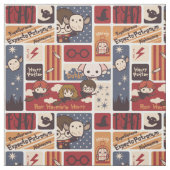 Harry Potter Cartoon Scenes Pattern Stof (Swatch)
