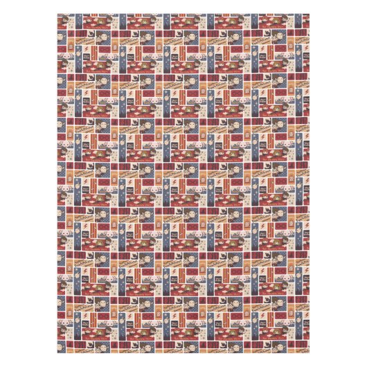 Harry Potter Cartoon Scenes Pattern Tafelkleed (Voorkant)