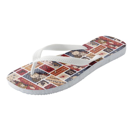 Harry Potter Cartoon Scenes Pattern Teenslippers (Schuin)