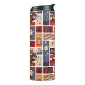 Harry Potter Cartoon Scenes Pattern Thermosbeker (Gedraaid links)
