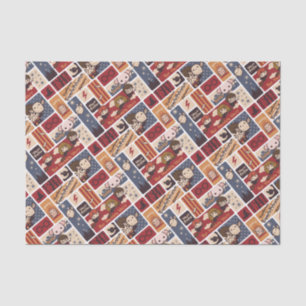 Harry Potter Cartoon Scenes Pattern Tissuepapier