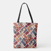 Harry Potter Cartoon Scenes Pattern Tote Bag (Achterkant)