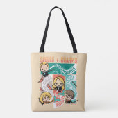 HARRY POTTER™ | CARTOON SPELLS EN CHARMS TOTE BAG (Achterkant)