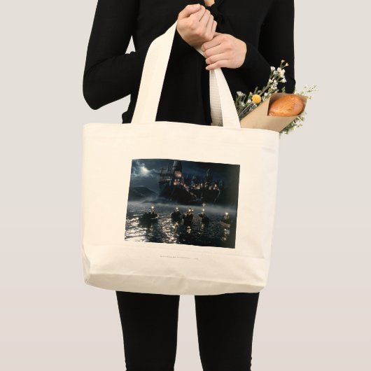 Harry Potter Castle | Aankomst in Hogwarts Grote Tote Bag (Voorkant (product))