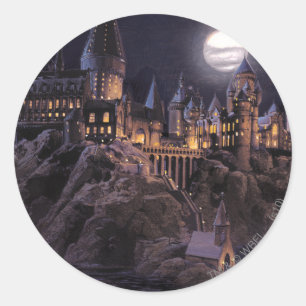 Harry Potter Castle   Great Lake to Hogwarts Ronde Sticker