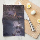 Harry Potter Castle | Great Lake to Hogwarts Theedoek (Quarter Fold)