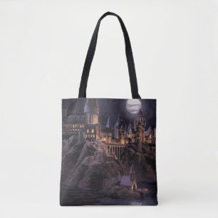 Harry Potter Castle   Great Lake to Hogwarts Tote Bag