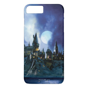 Harry Potter Castle   Hogwarts 's nachts iPhone 8/7 Plus Hoesje