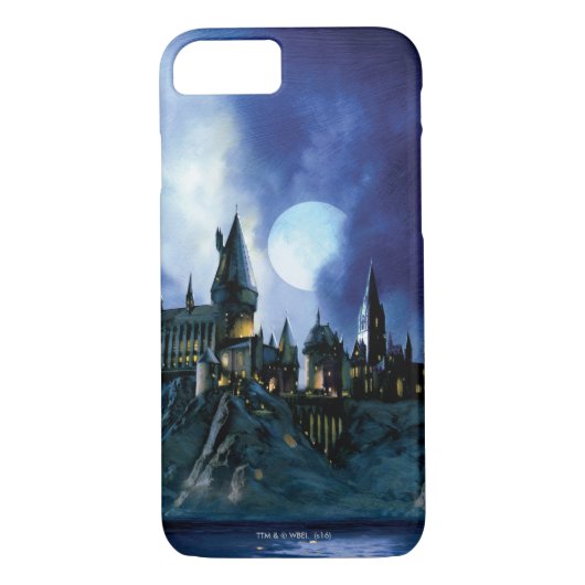 Harry Potter Castle | Hogwarts 's nachts Case-Mate iPhone Case (Achterkant)