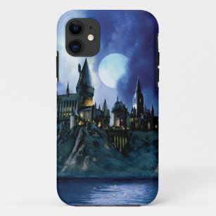 Harry Potter Castle   Hogwarts 's nachts iPhone 11 Hoesje