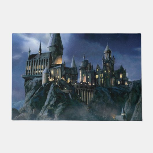 Harry Potter Castle | Moonlit Hogwarts Deurmat (Voorkant)