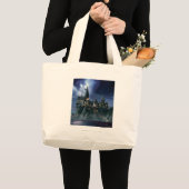 Harry Potter Castle | Moonlit Hogwarts Grote Tote Bag (Voorkant (product))