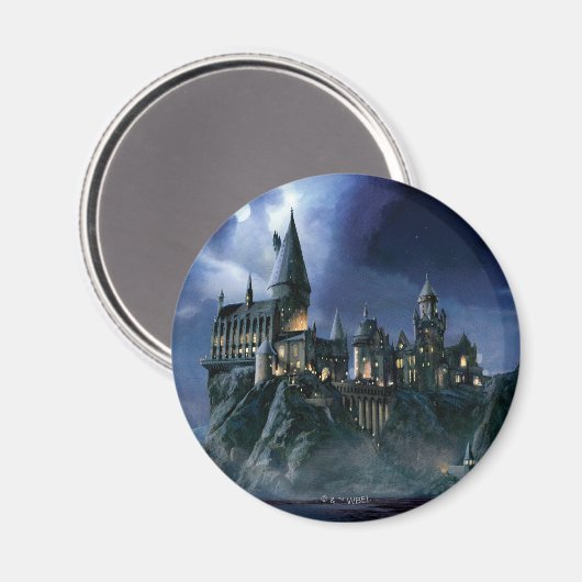 Harry Potter Castle | Moonlit Hogwarts Magneet (Voorkant / Achterkant)