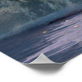 Harry Potter Castle | Moonlit Hogwarts Poster (Hoek)