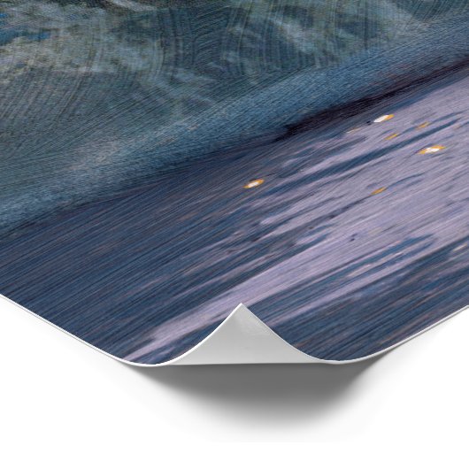 Harry Potter Castle | Moonlit Hogwarts Poster (Hoek)