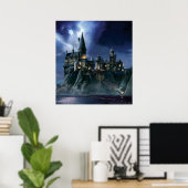 Harry Potter Castle | Moonlit Hogwarts Poster (Thuiskantoor)
