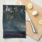 Harry Potter Castle | Moonlit Hogwarts Theedoek (Quarter Fold)
