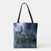 Harry Potter Castle | Moonlit Hogwarts Tote Bag (Achterkant)