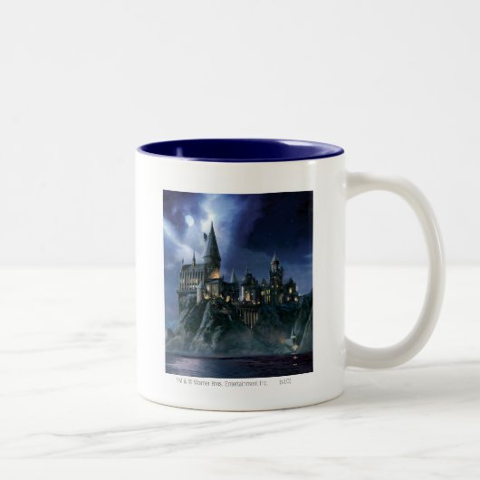 Harry Potter Castle | Moonlit Hogwarts Tweekleurige Koffiemok (Rechts)