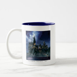 Harry Potter Castle | Moonlit Hogwarts Tweekleurige Koffiemok