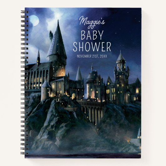 Harry Potter Castle | Moonlit Zweinstein Baby show Notitieboek (Voorkant)