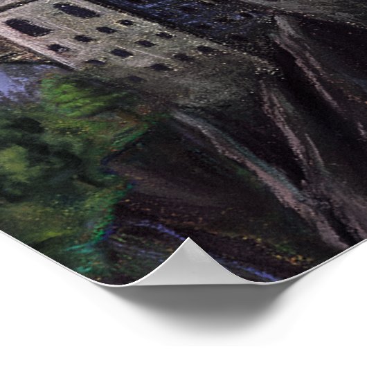 Harry Potter Castle | Toonaangevende Hogwarts Poster (Hoek)