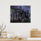 Harry Potter Castle | Toonaangevende Hogwarts Poster (Keuken)
