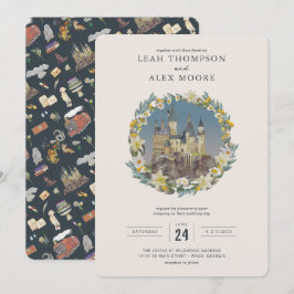 Harry Potter | Castle Wedding Floral Hogwarts Kaart