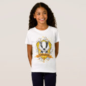 Harry Potter | Charmant CREST HUFFLEPUFF™ Tri-Blend Shirt (Voorkant volledig)