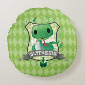 Harry Potter | Charmant CREST SLYTHERIN™ Rond Kussen (Voorkant)