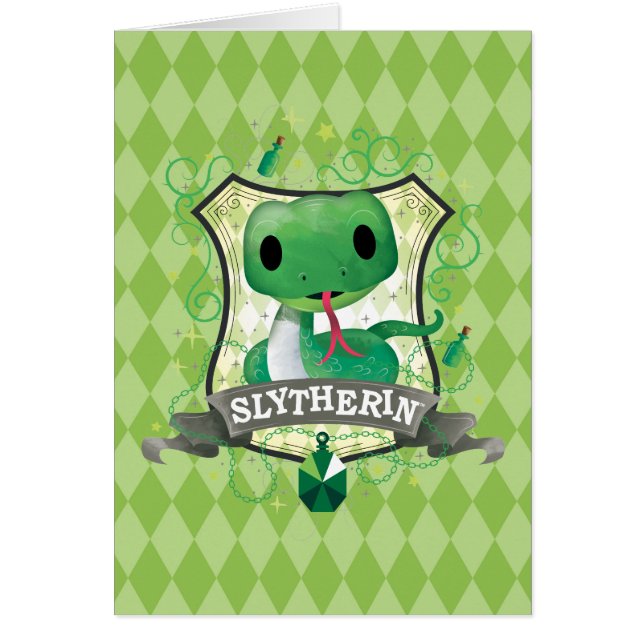 Harry Potter | Charmant SLYTHERIN™ Wapen (Voorkant)