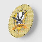 Harry Potter | Charmante HUFFLEPUFF™ Wapen Ronde Klok (Hoek)