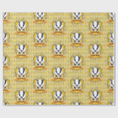 Harry Potter | Charmante HUFFLEPUFF™ Wapenschild Cadeaupapier (Vlak)
